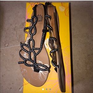 Brand New Yellow Box Diamond Sandals